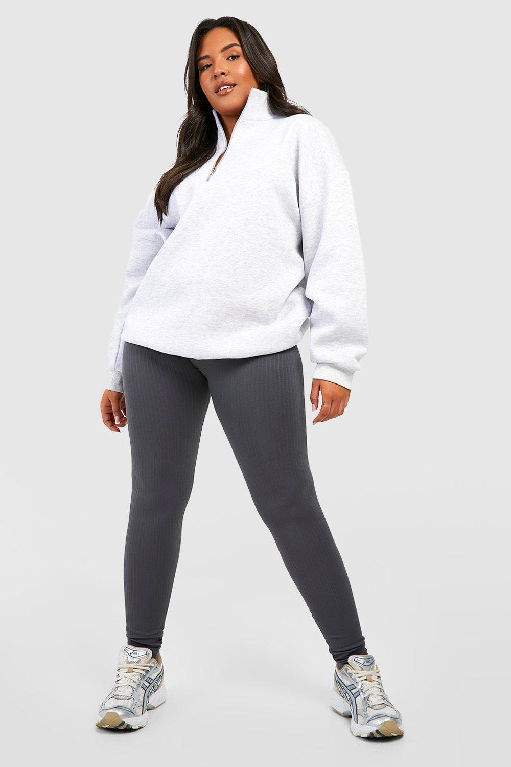 Plus size half zip sweatshirt clearance